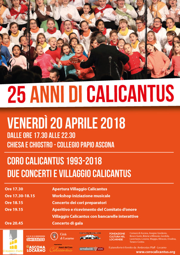 FESTEGGIAMENTI DEL 25° DEL CORO CALICANTUS