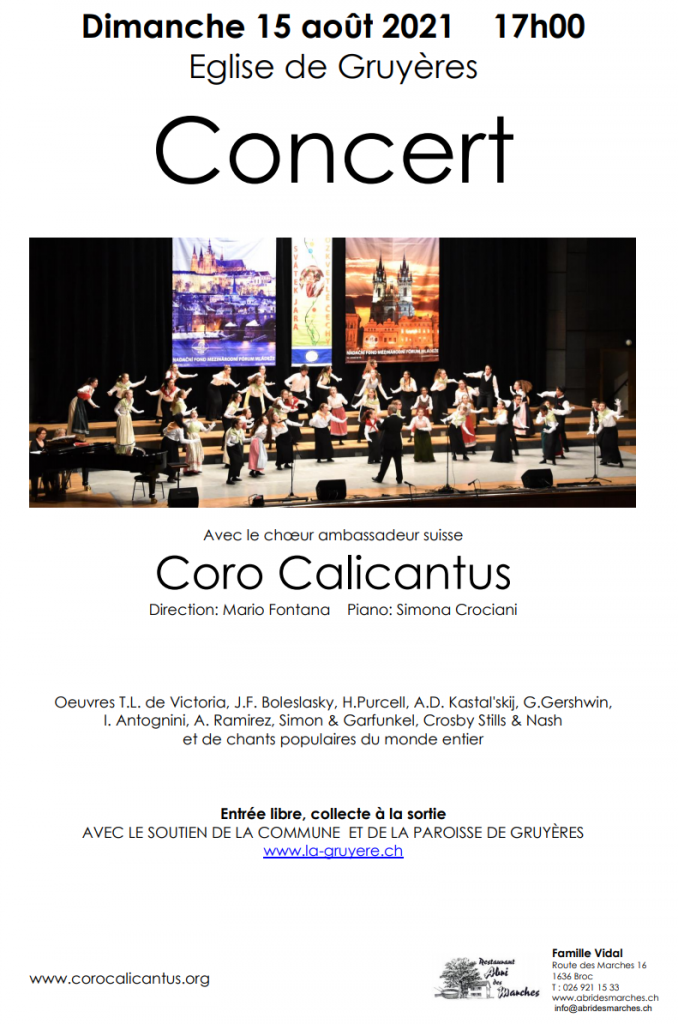 Concerto a Gruyéres (FR)