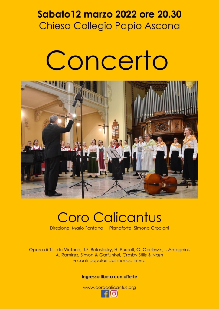 Concerto Chiesa Collegio Papio ad Ascona